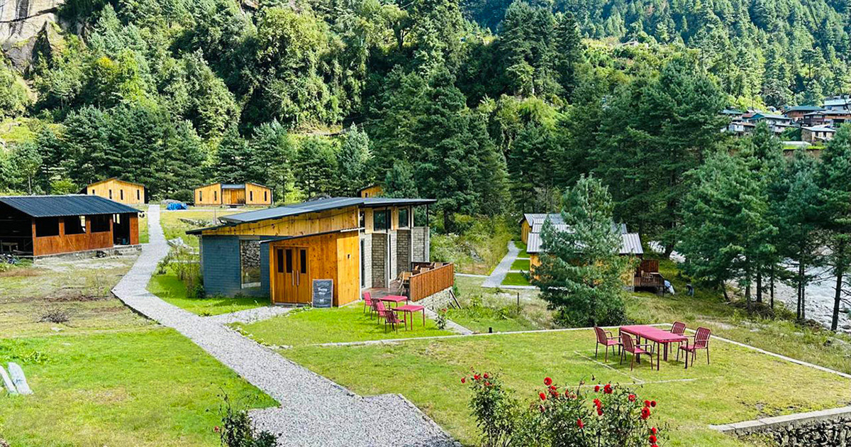 Luxury lodge in Phakding, during the Luxury Everest base camp trek
