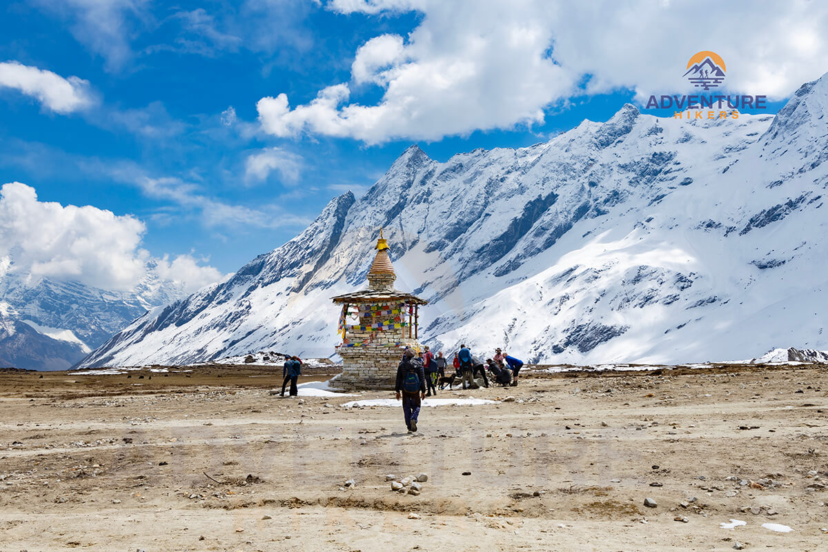 Pungen Gumba During Manslu Trek
